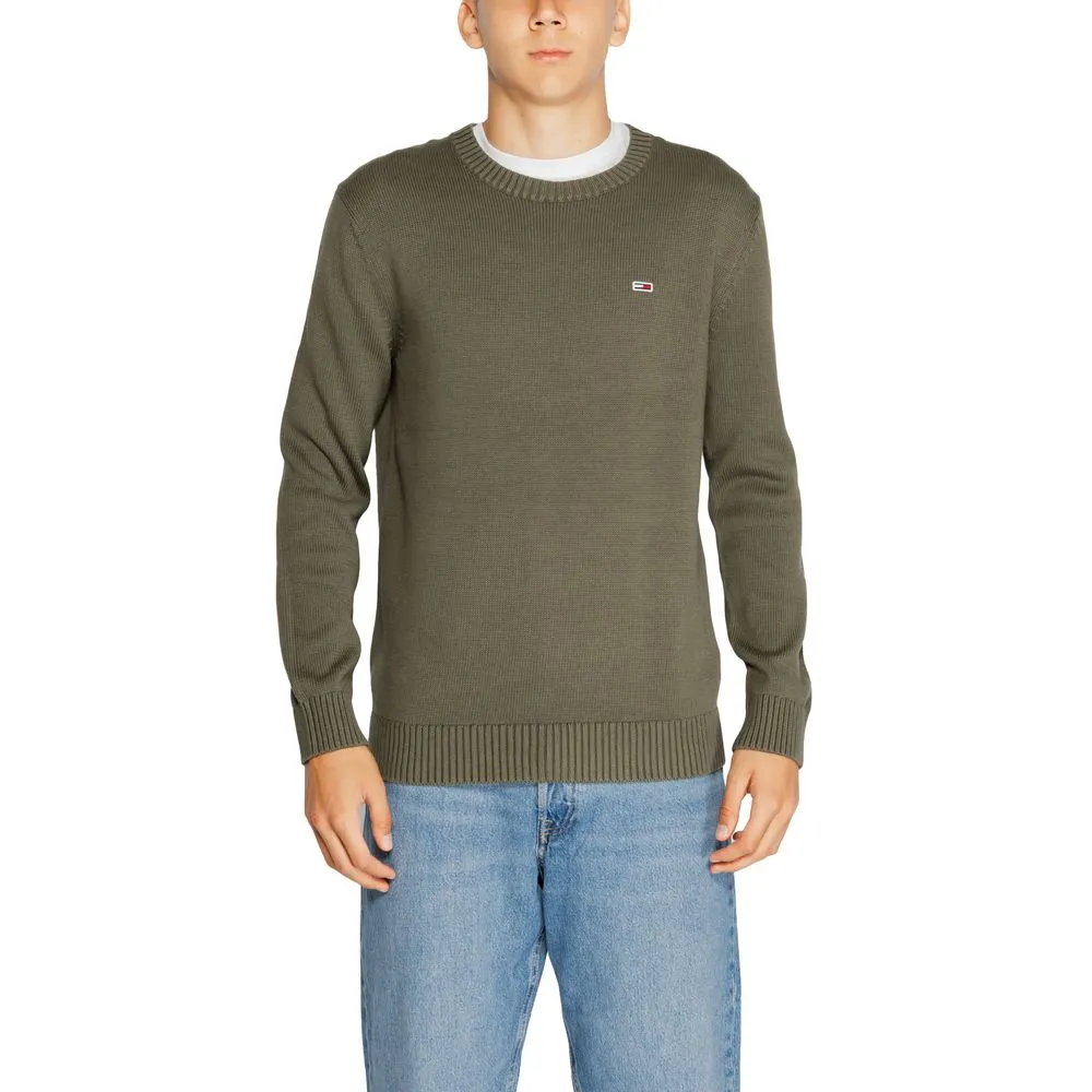 Tommy Hilfiger Jeans Men's Green Organic Cotton Sweater