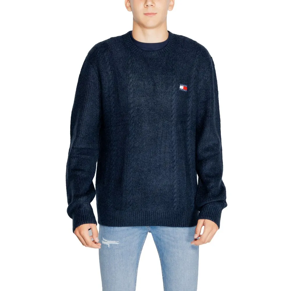 Tommy Hilfiger Jeans Men's Blue Acrylic Sweater