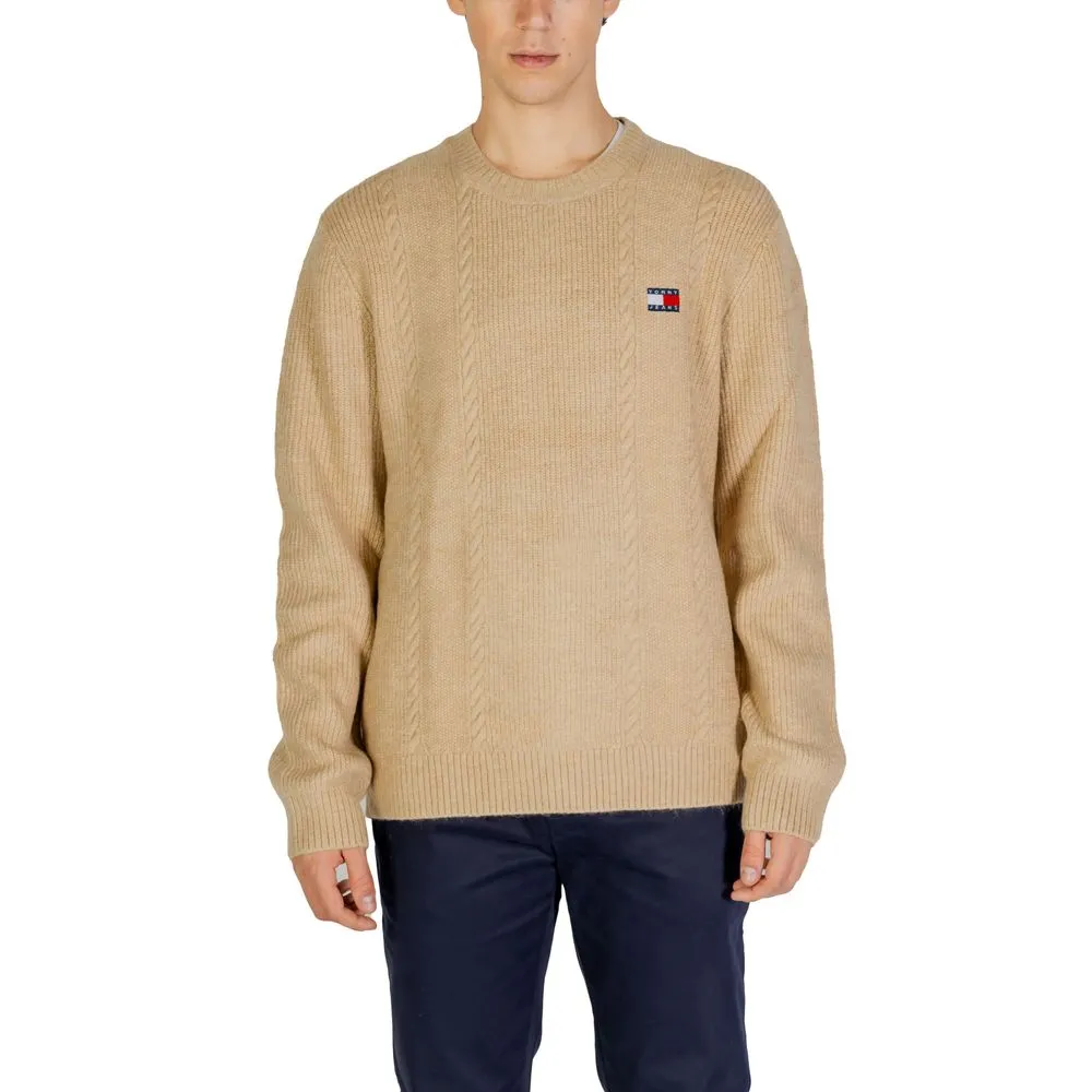 Tommy Hilfiger Jeans Men's Gold Acrylic Sweater