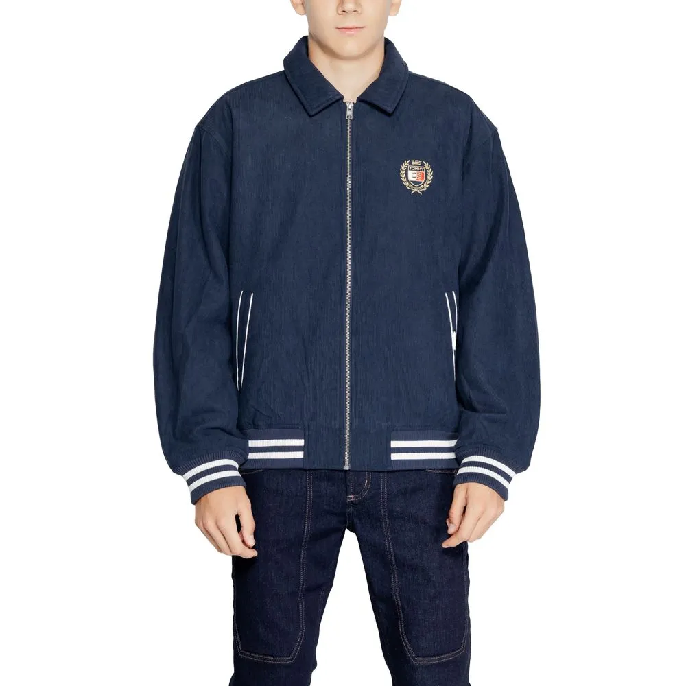 Tommy Hilfiger Jeans Men's Blue Polyester Polyester Jacket