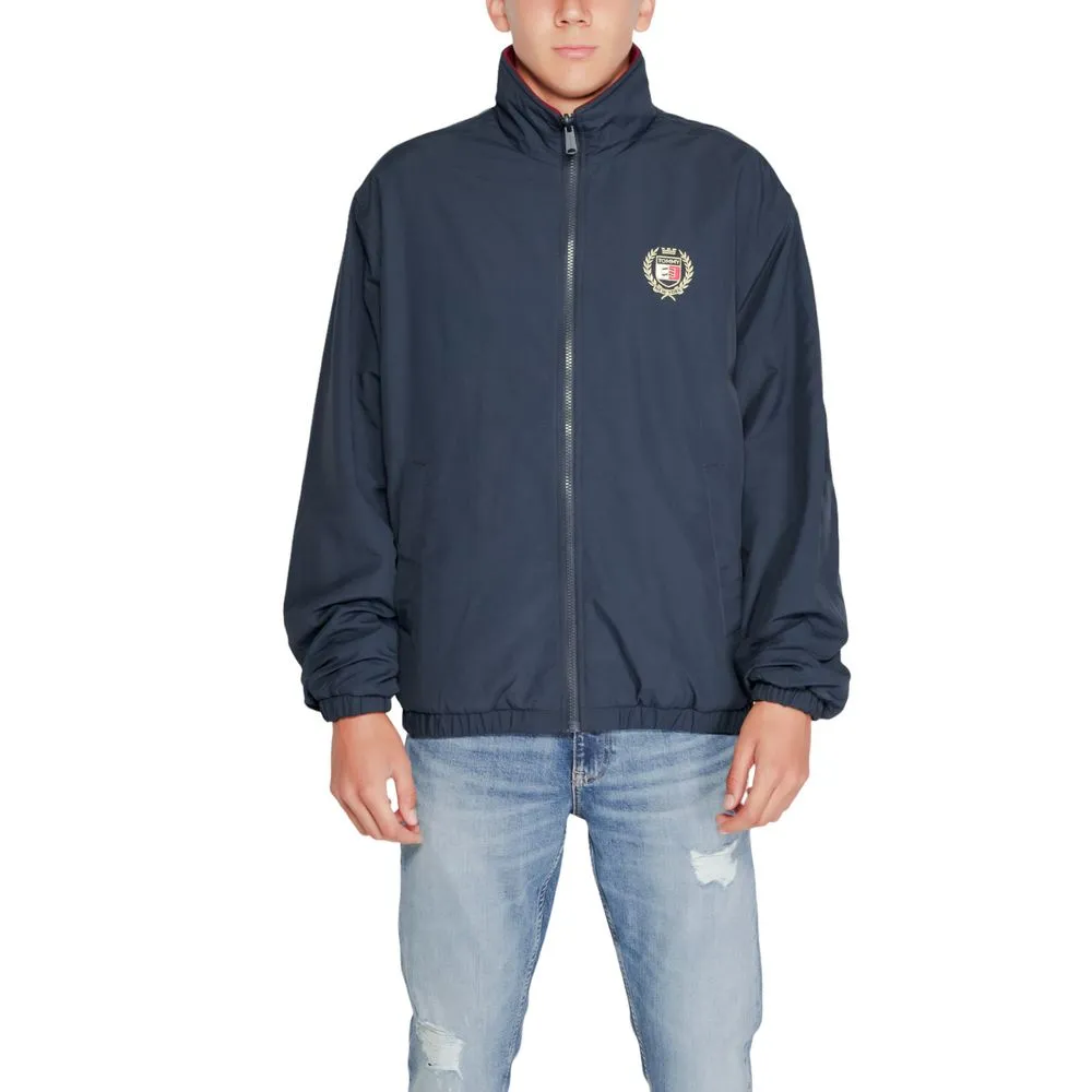 Tommy Hilfiger Jeans Men's Blue Polyester Polyester Jacket