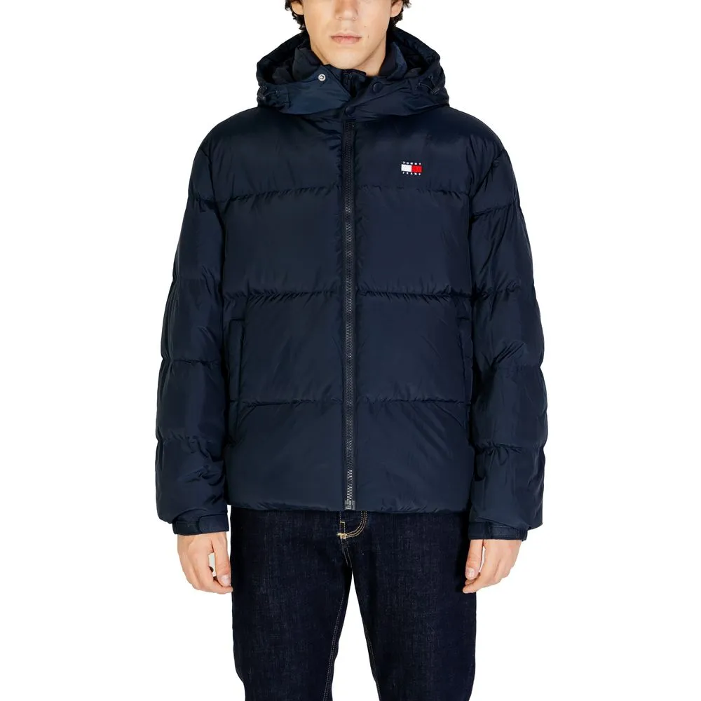 Tommy Hilfiger Jeans Men's Blue Polyester Polyester Jacket