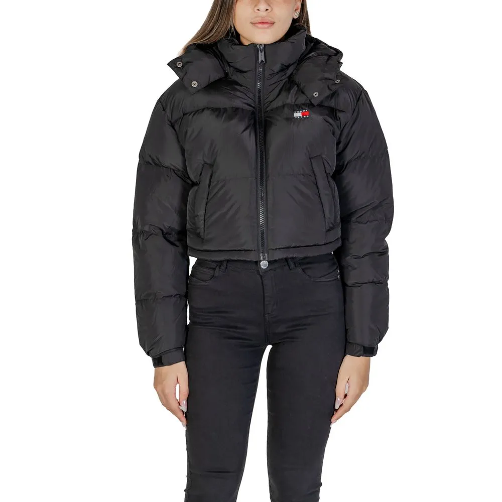Tommy Hilfiger Jeans Women's Black Recycled Polyester Jackets & Coat