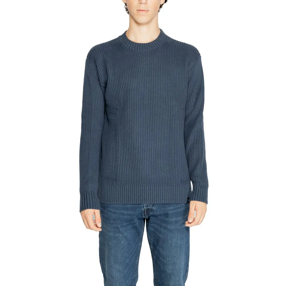 Calvin Klein Jeans Men's Black Cotton Cotton Sweater