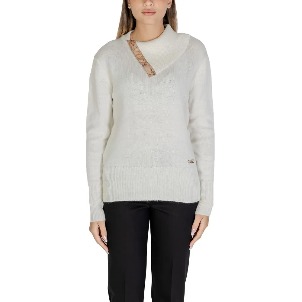 Alviero Martini Prima Classe Women's White Viscose Sweater