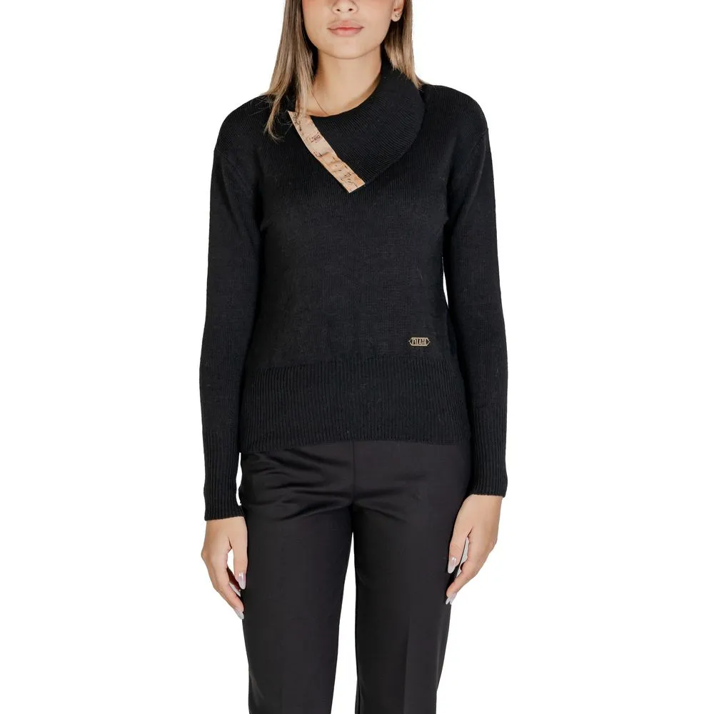 Alviero Martini Prima Classe Women's Black Viscose Sweater