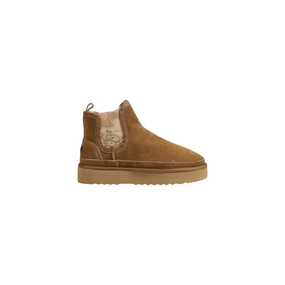 Alviero Martini Prima Classe Women's Beige Leather Boot