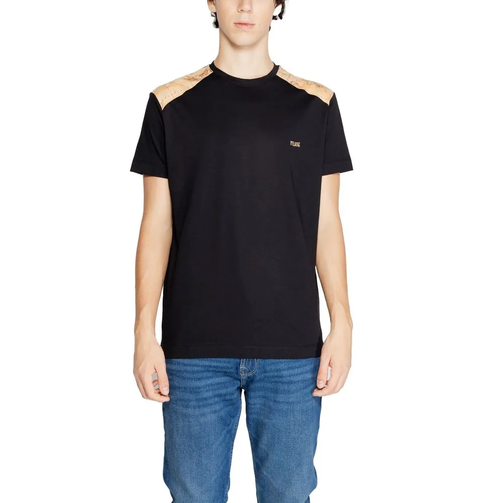 Alviero Martini Prima Classe Men's Black Cotton T-Shirt