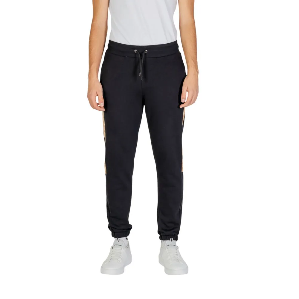Alviero Martini Prima Classe Men's Black Cotton Jeans & Pant