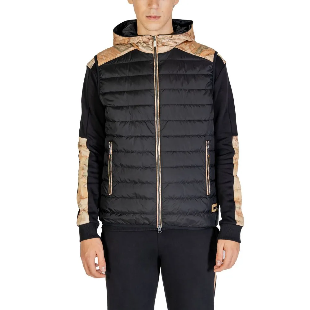 Alviero Martini Prima Classe Men's Black Polyamide Jacket