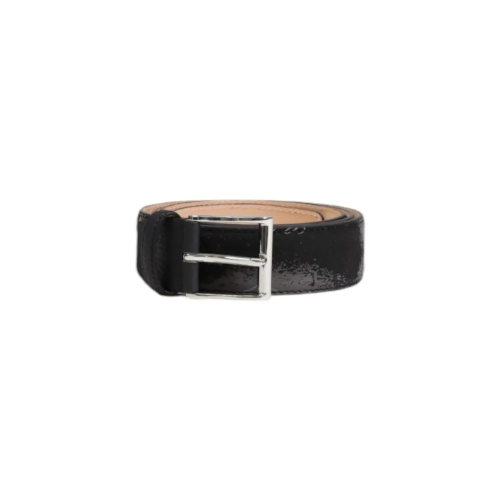 Alviero Martini Prima Classe Men's Black Polyamide Belt