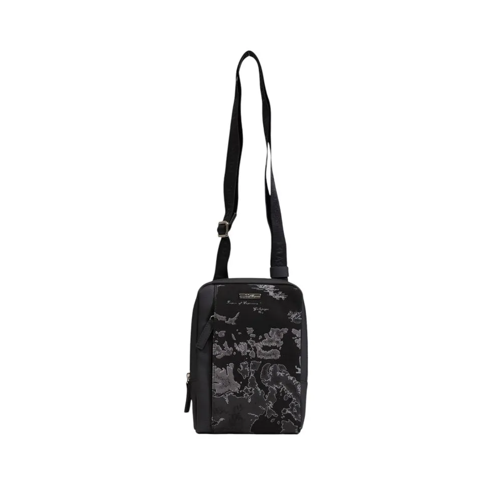 Alviero Martini Prima Classe Men's Black Pvc Luggage And Travel