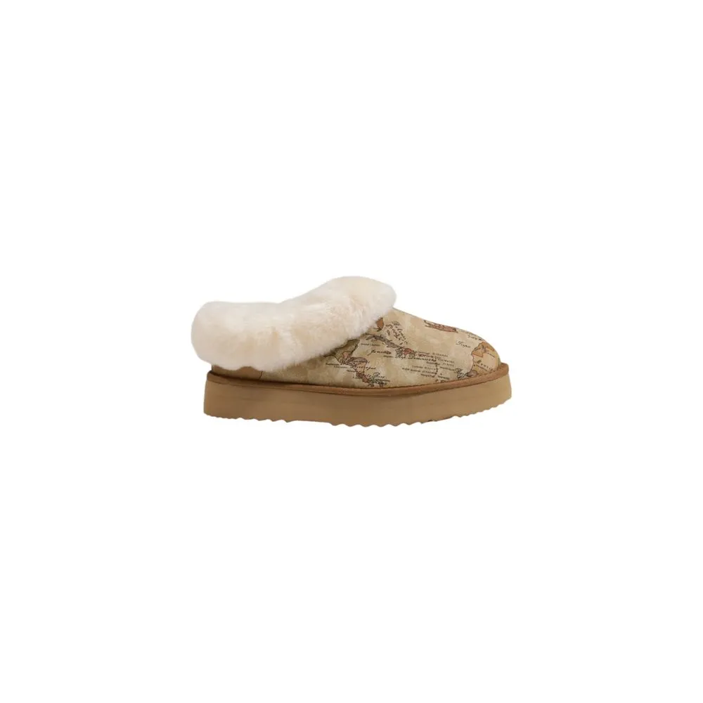 Alviero Martini Prima Classe Women's Beige Fabric Boot