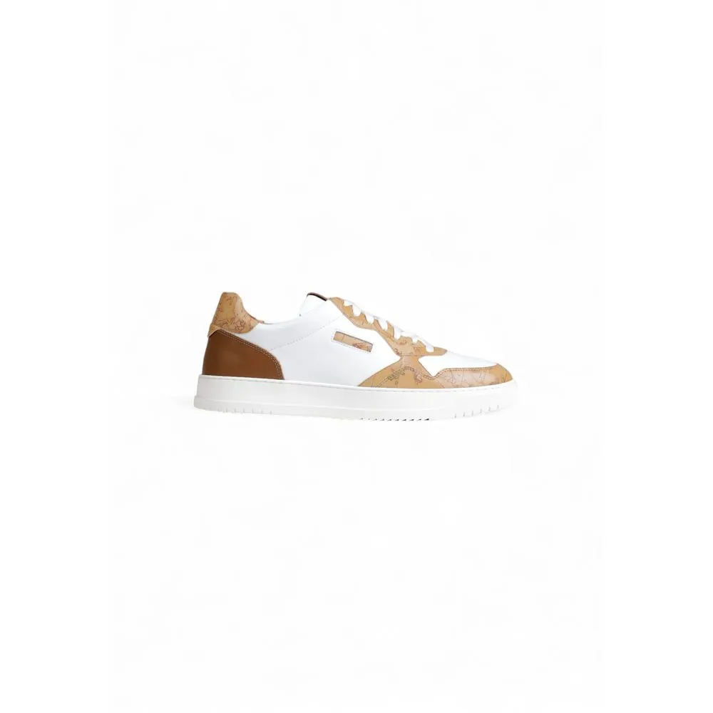 Alviero Martini Prima Classe Men's White Leather Sneaker