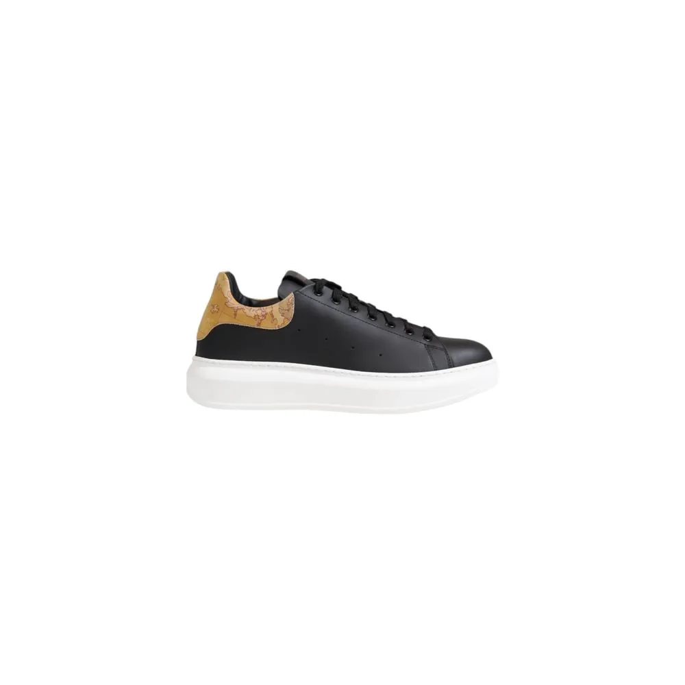 Alviero Martini Prima Classe Men's Black Leather Sneaker