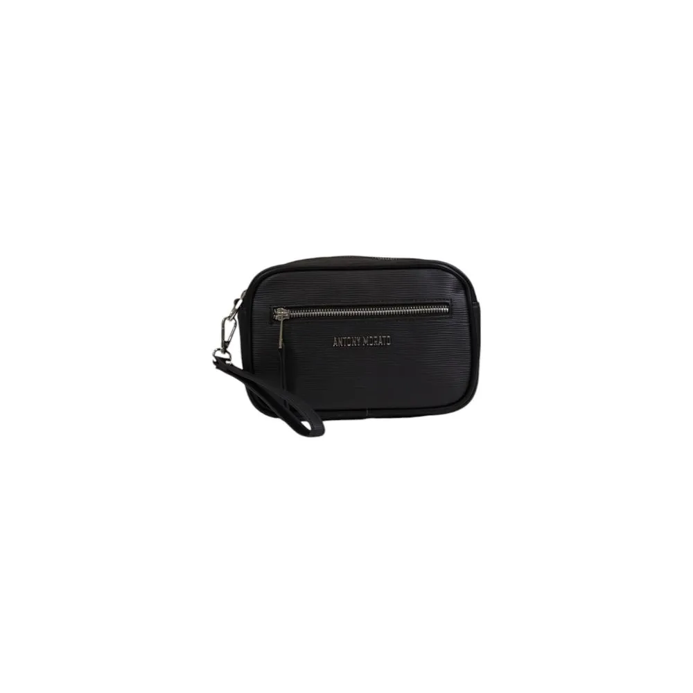 Antony Morato Men's Black Polyethylene Luggage And Travel