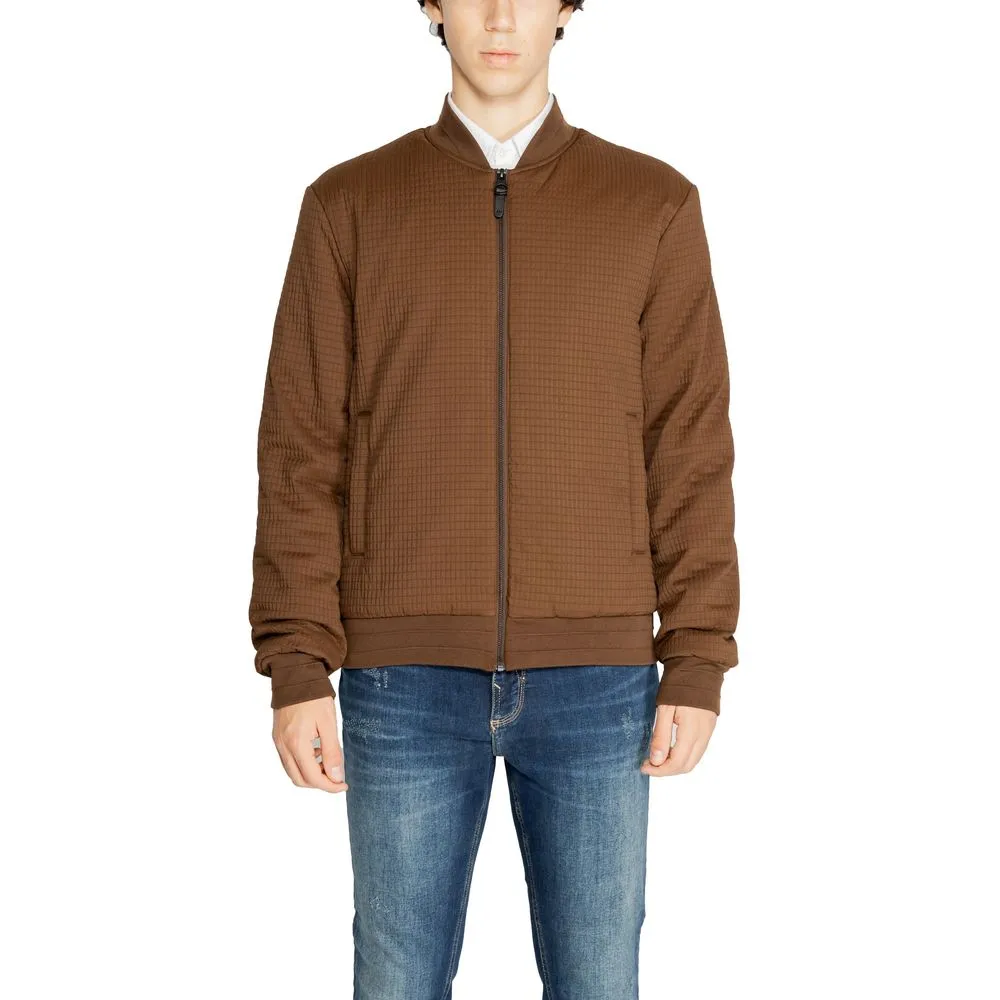 Antony Morato Men's Brown Polyester Jacket