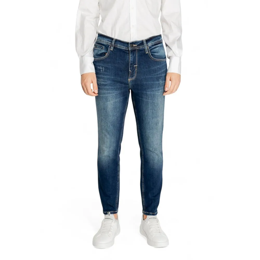 Antony Morato Men's Blue Cotton Jeans & Pant