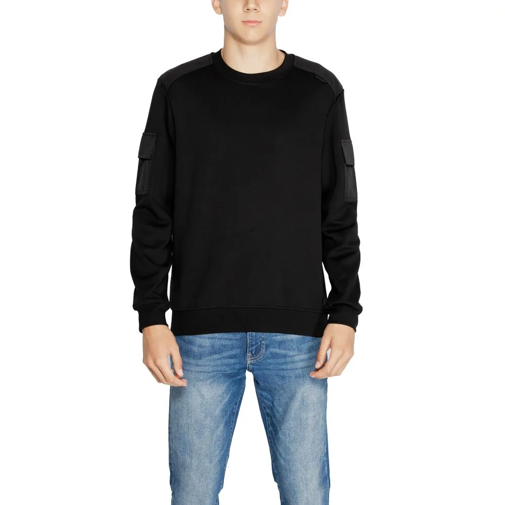 Antony Morato Men's Black Cotton Sweater