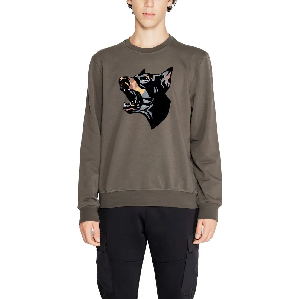 Antony Morato Men's Green Cotton Sweater