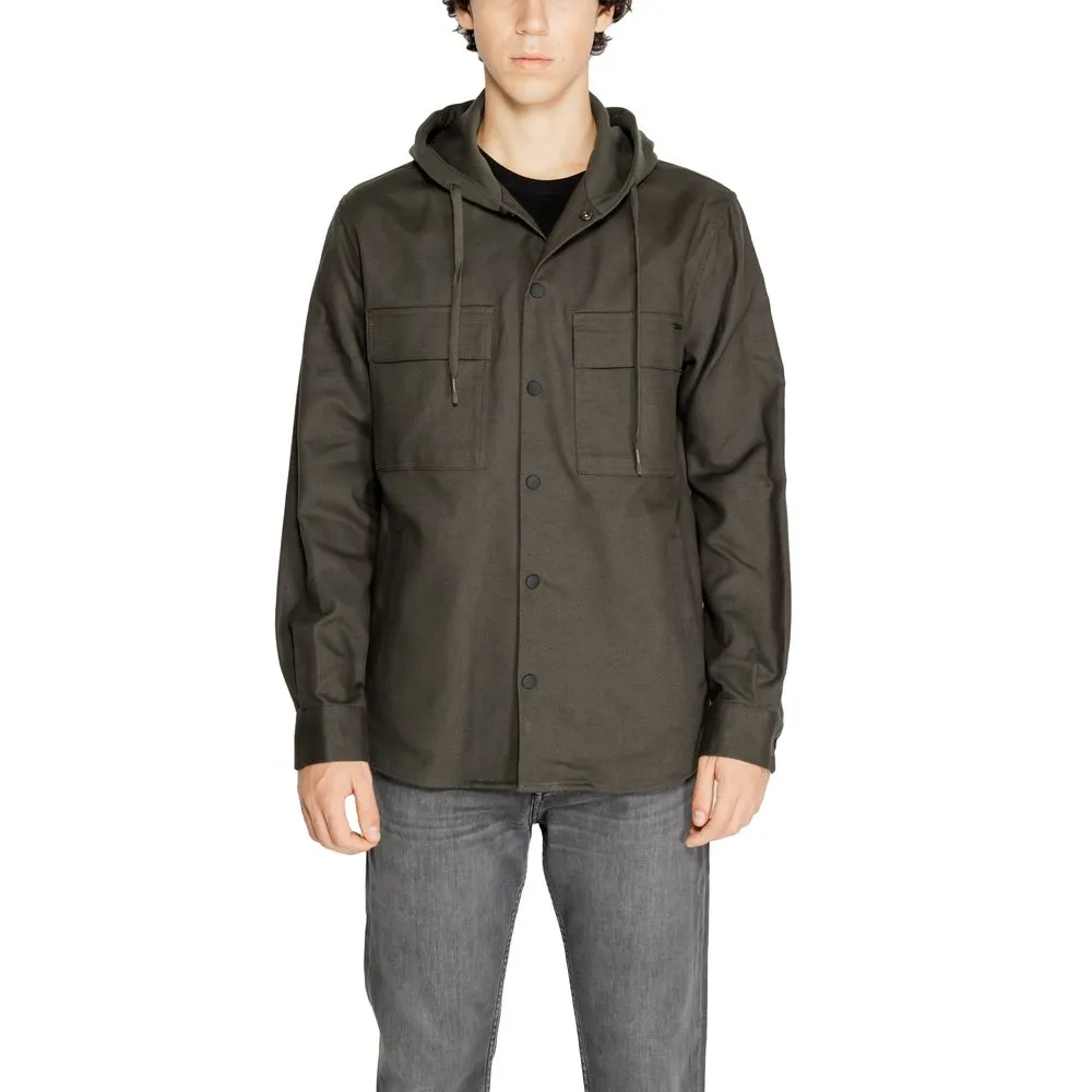Antony Morato Men's Green Cotton Shirt