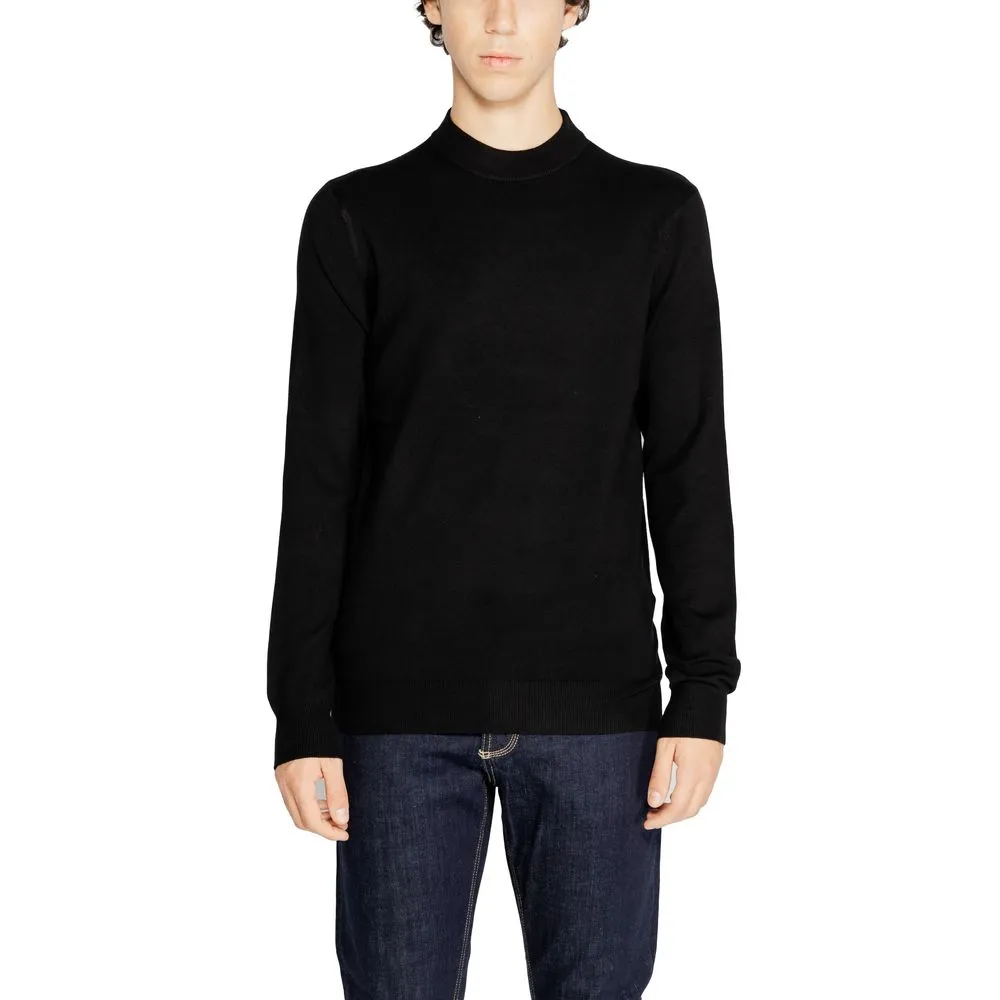 Antony Morato Men's Black Viscose T-Shirt