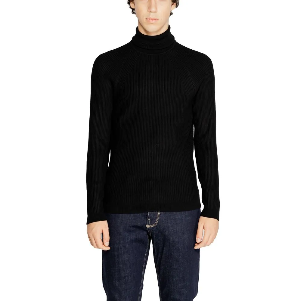 Antony Morato Men's Black Viscose Sweater