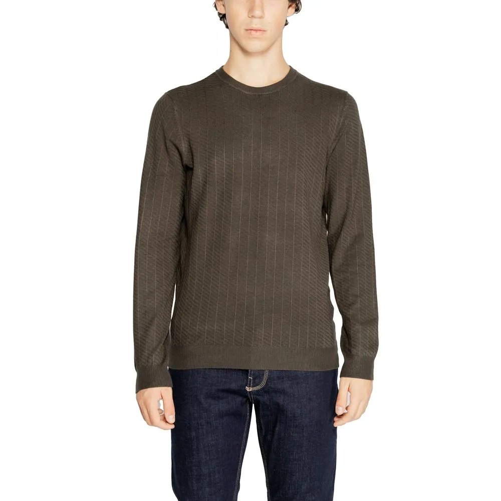 Antony Morato Men's Green Viscose Sweater