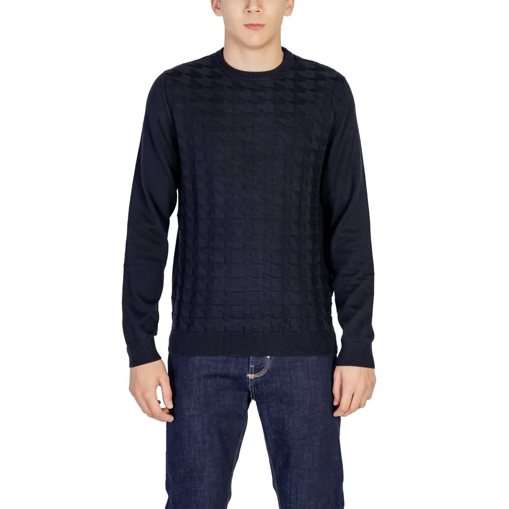 Antony Morato Men's Blue Cotton T-Shirt