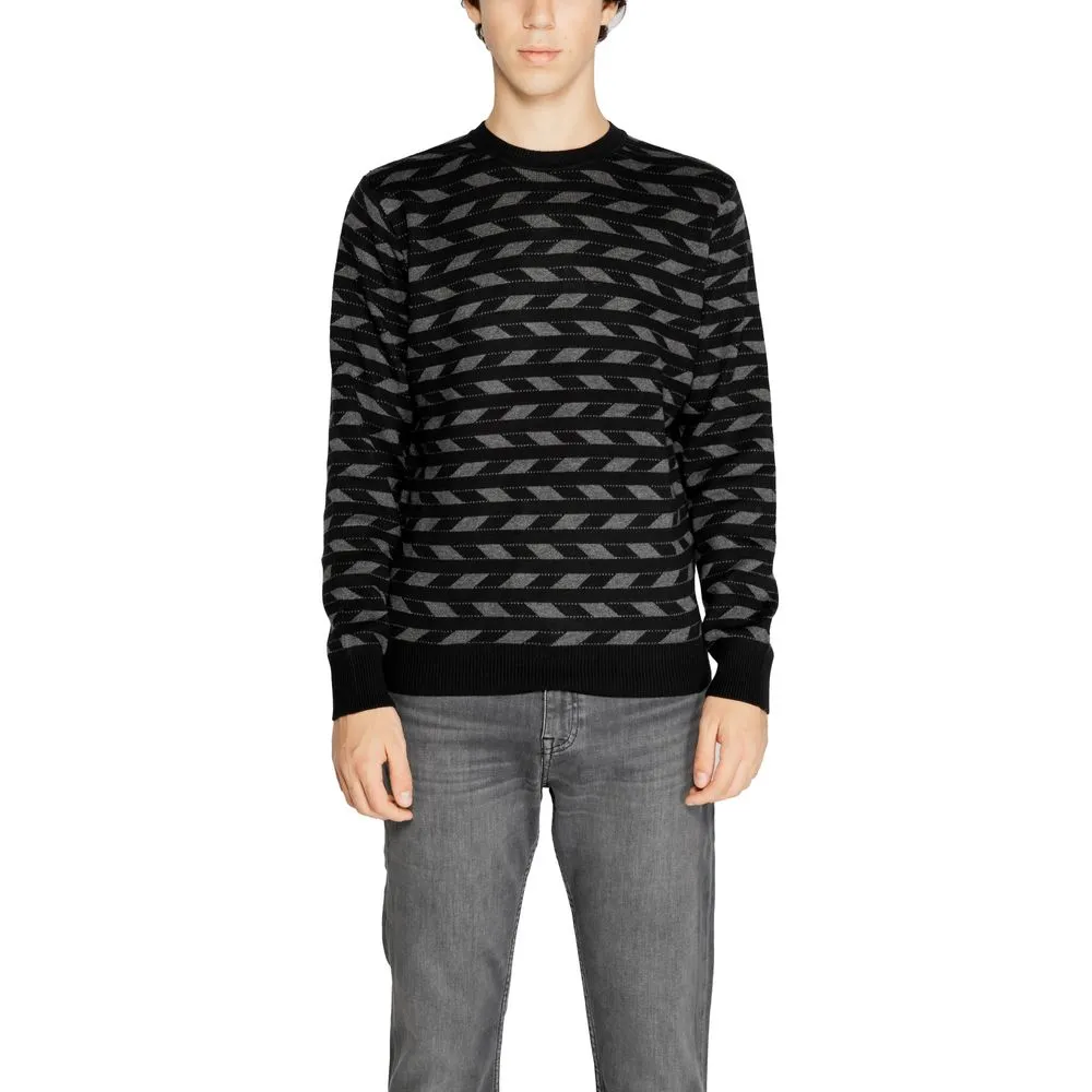 Antony Morato Men's Black Acrylic Sweater