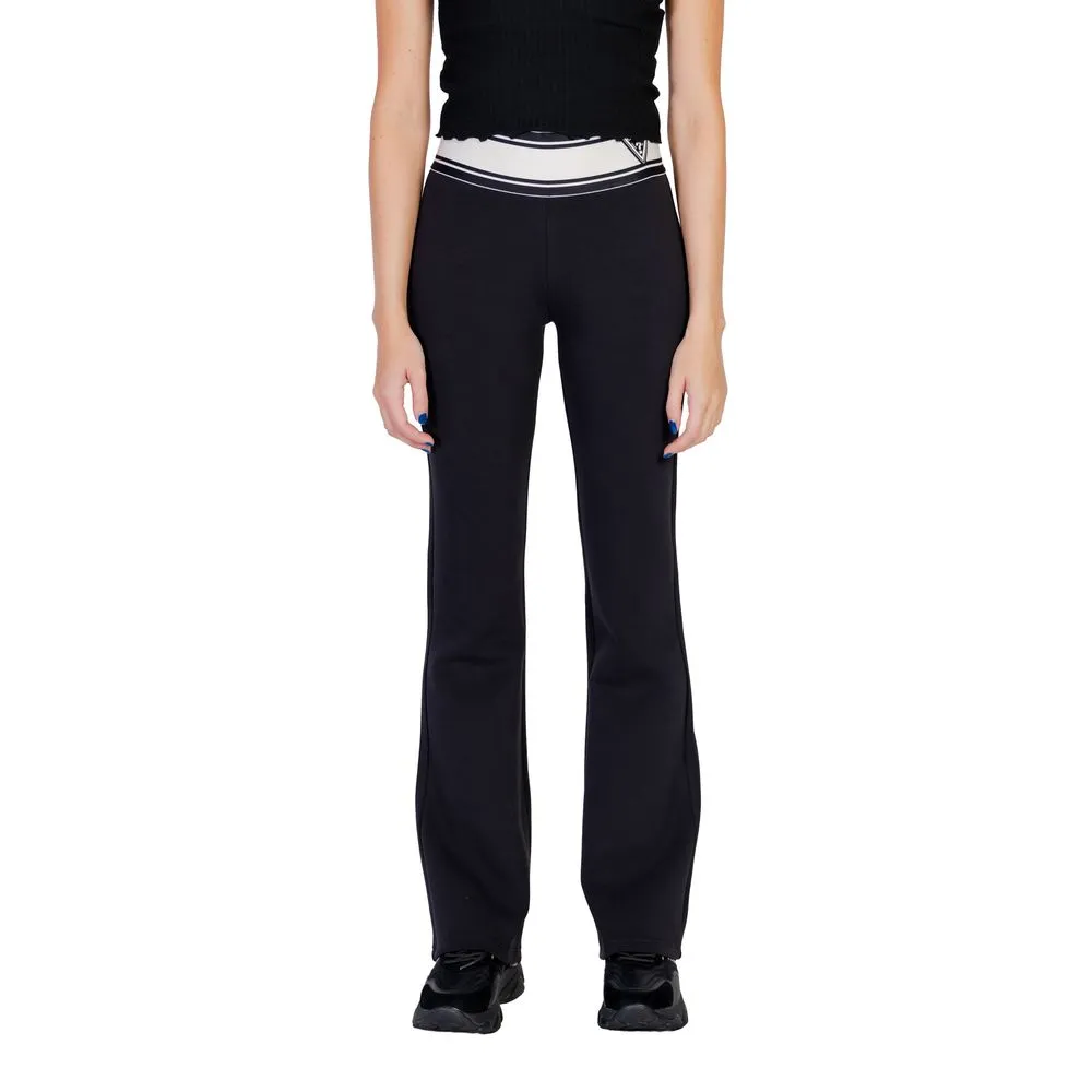 Guess Active Women's Black Cotton Jeans & Pant
