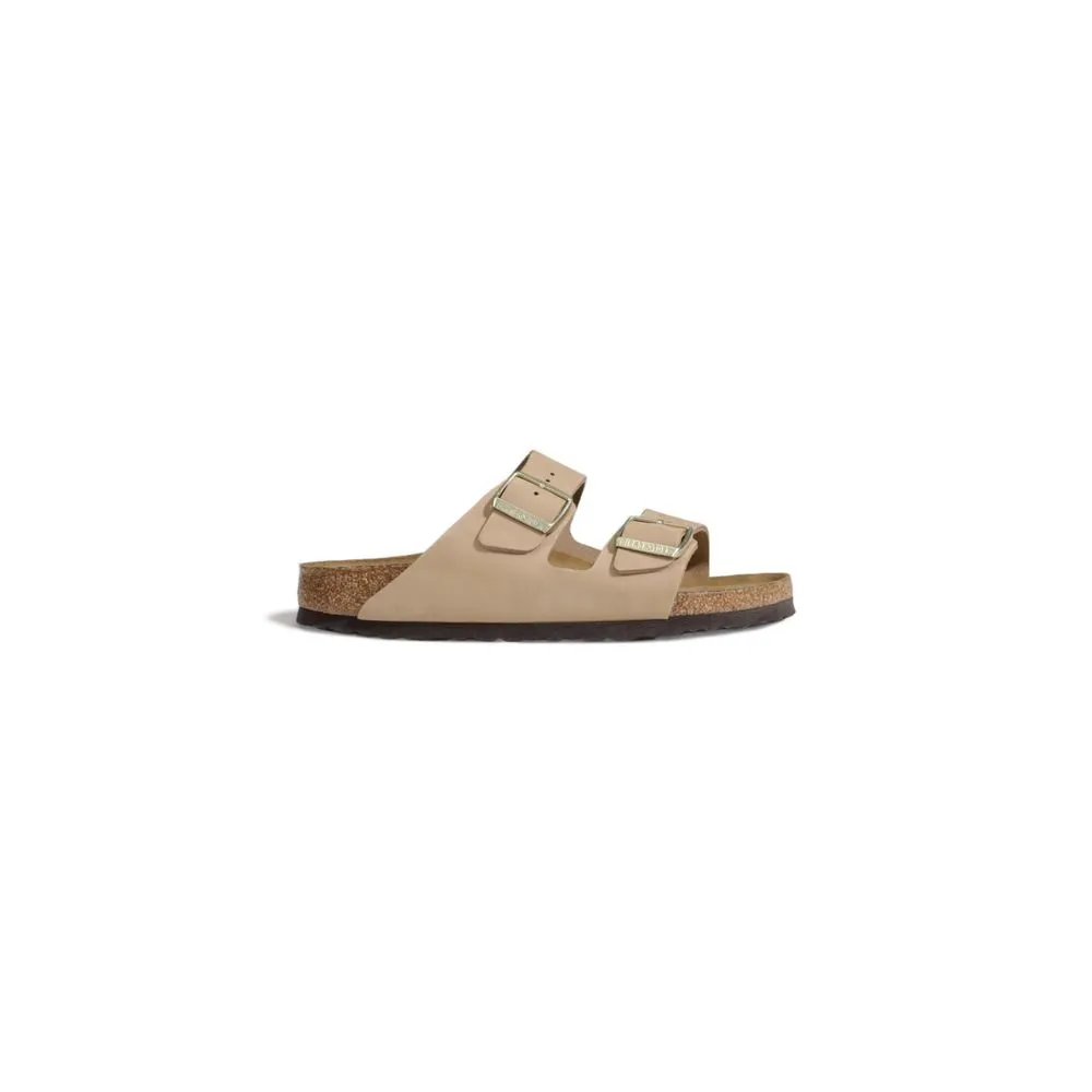 Birkenstock Women's Beige Leather Leather Sandal