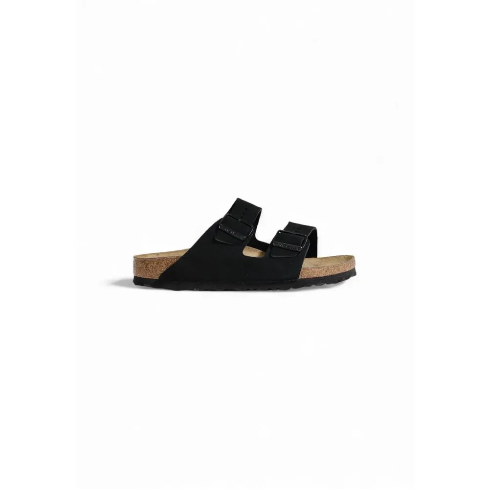 Birkenstock Women's Black Suede Leather Sandal