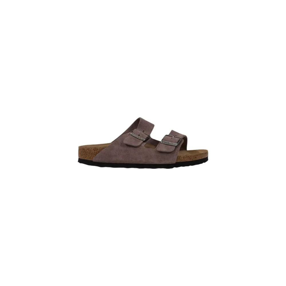 Birkenstock Women's Purple Suede Leather Sandal