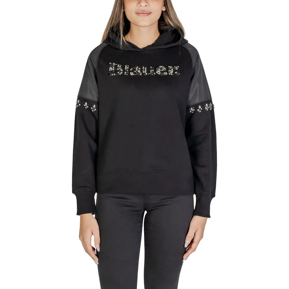Blauer Men's Black Cotton Sweater