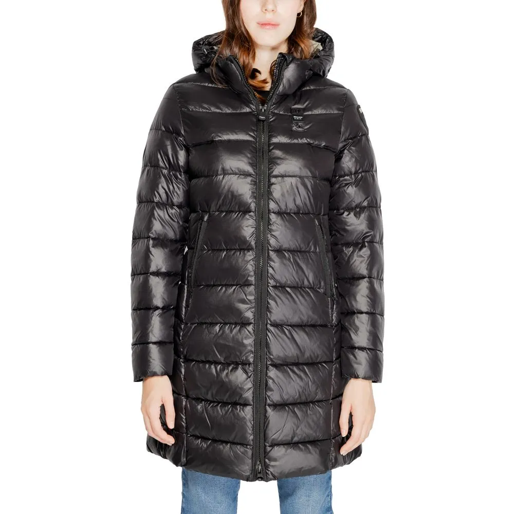 Blauer Women's Black Polyamide Jackets & Coat