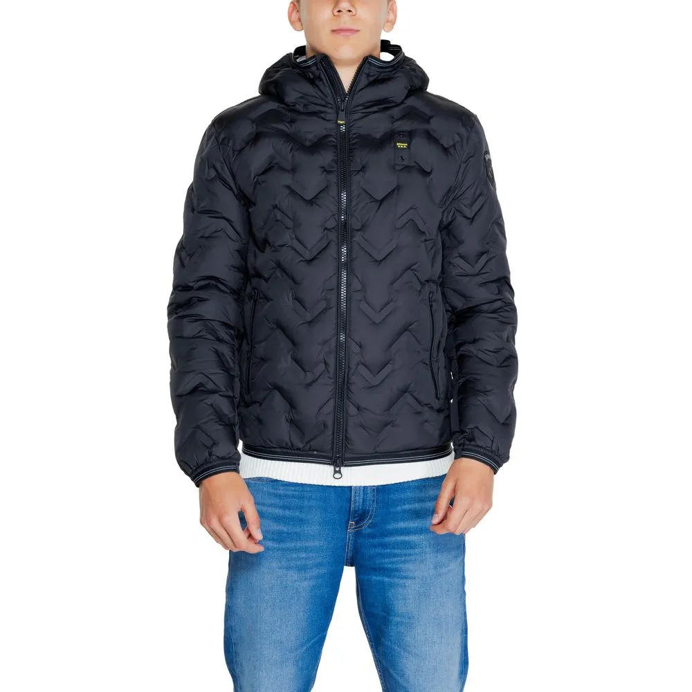 Blauer Men's Black Polyethylene Jacket