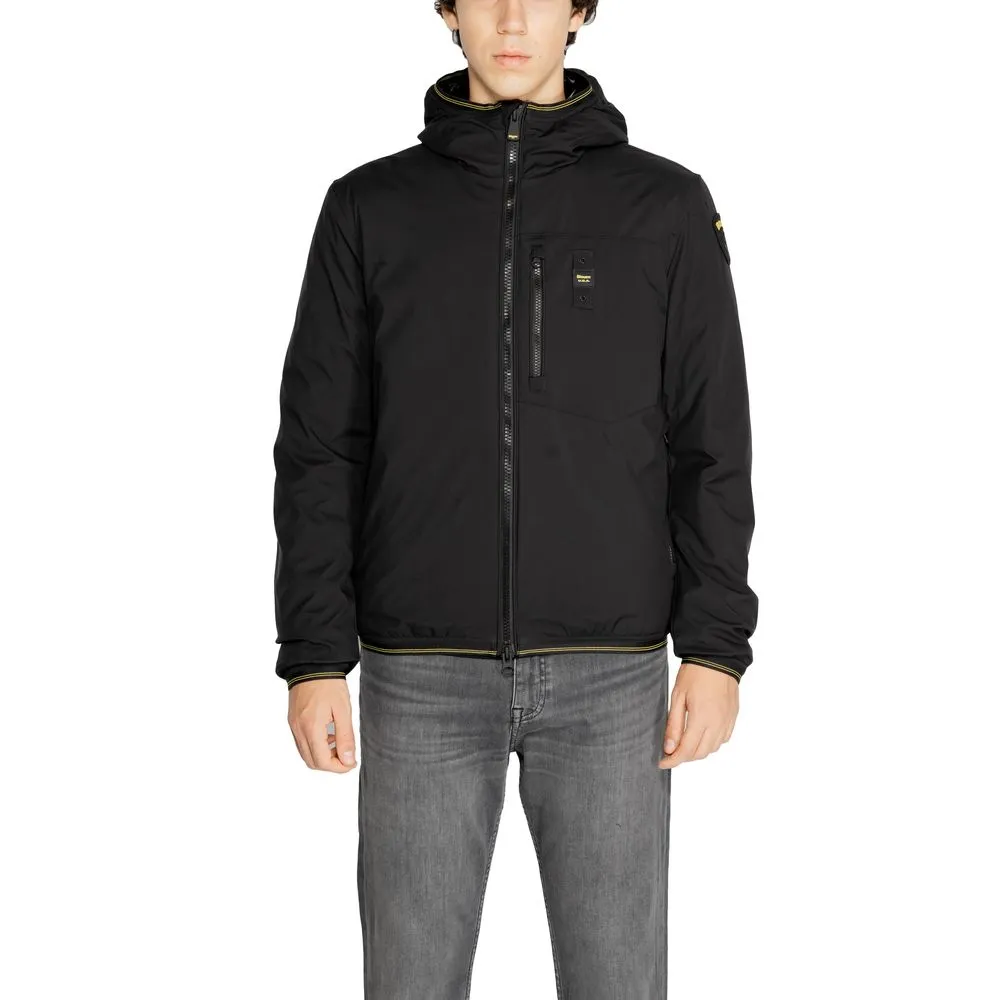 Blauer Men's Black Polyester Jacket