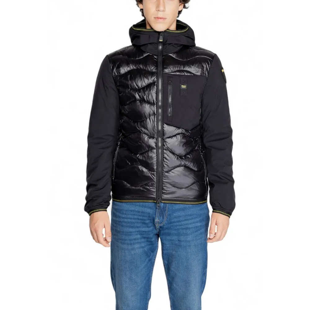 Blauer Men's Black Polyamide Jacket