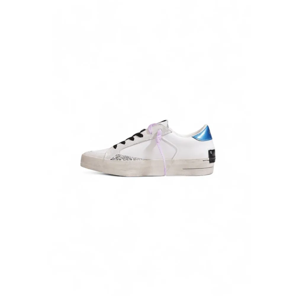 Crime London Women's White Leather Sneaker