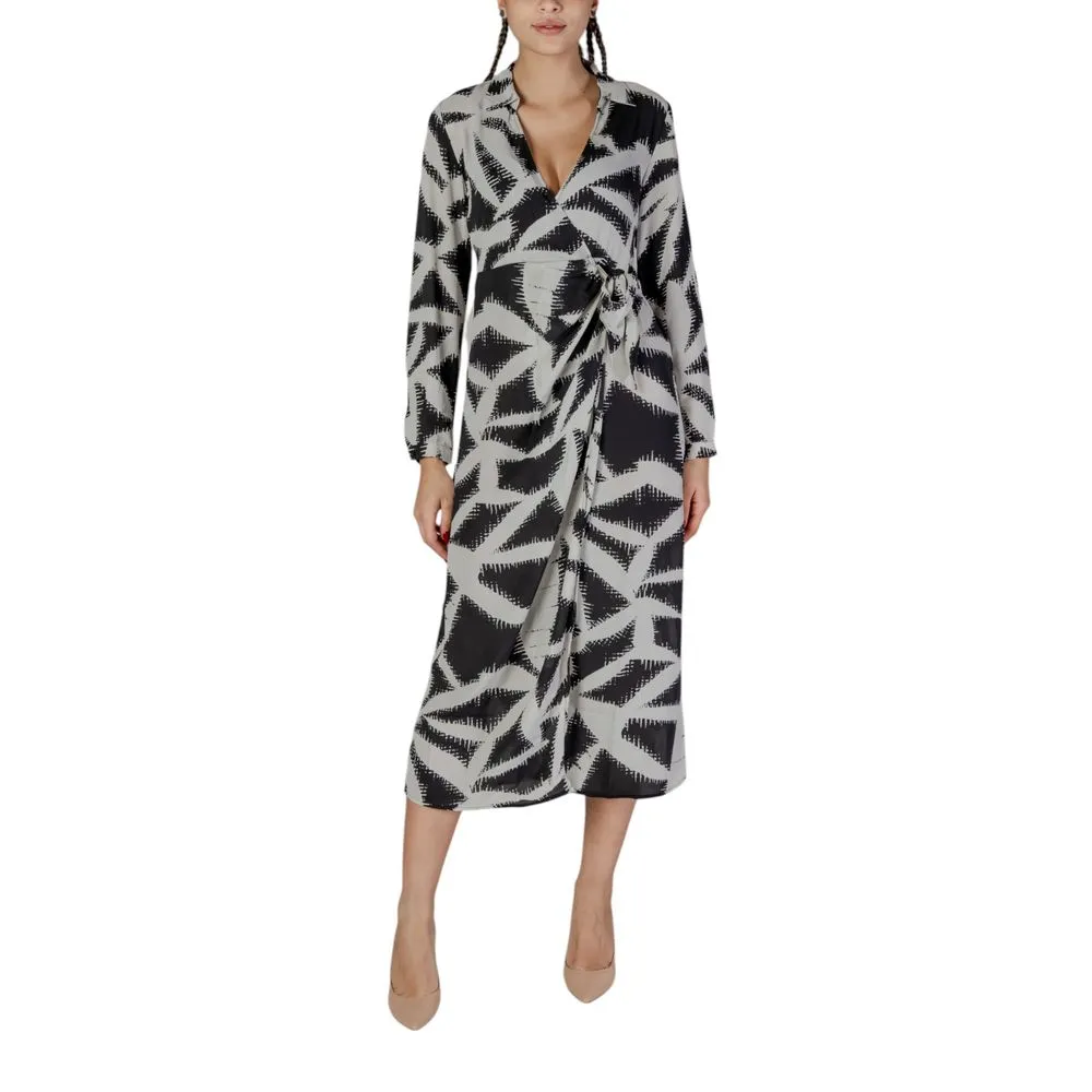 Jacqueline De Yong Women's Black Polyester Polyester Dress