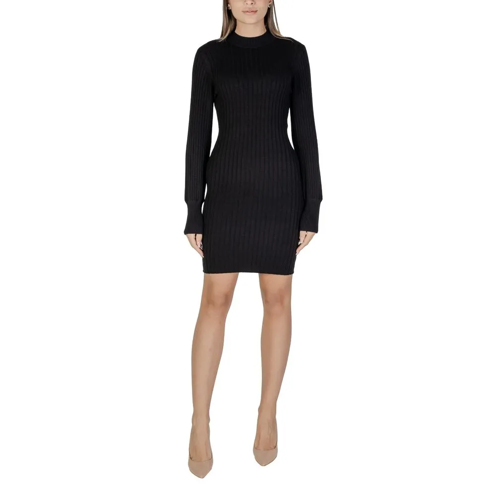 Jacqueline De Yong Women's Black Viscose Dress