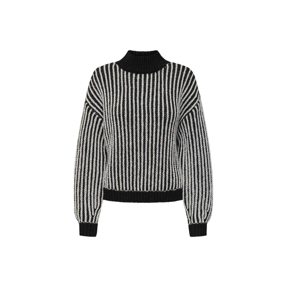 Jacqueline De Yong Women's Black Polyester Sweater