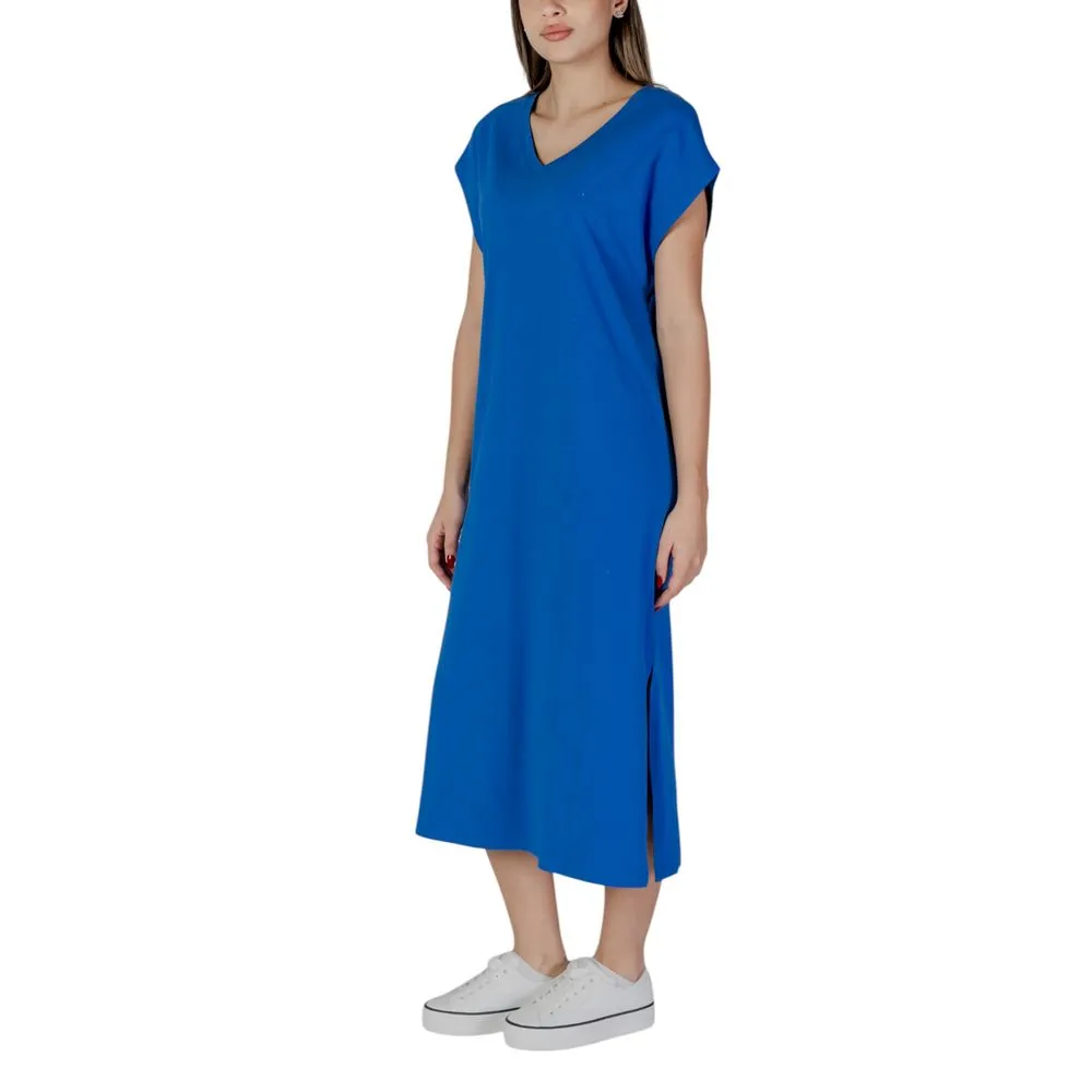 B.Young Women's Blue Cotton Dress