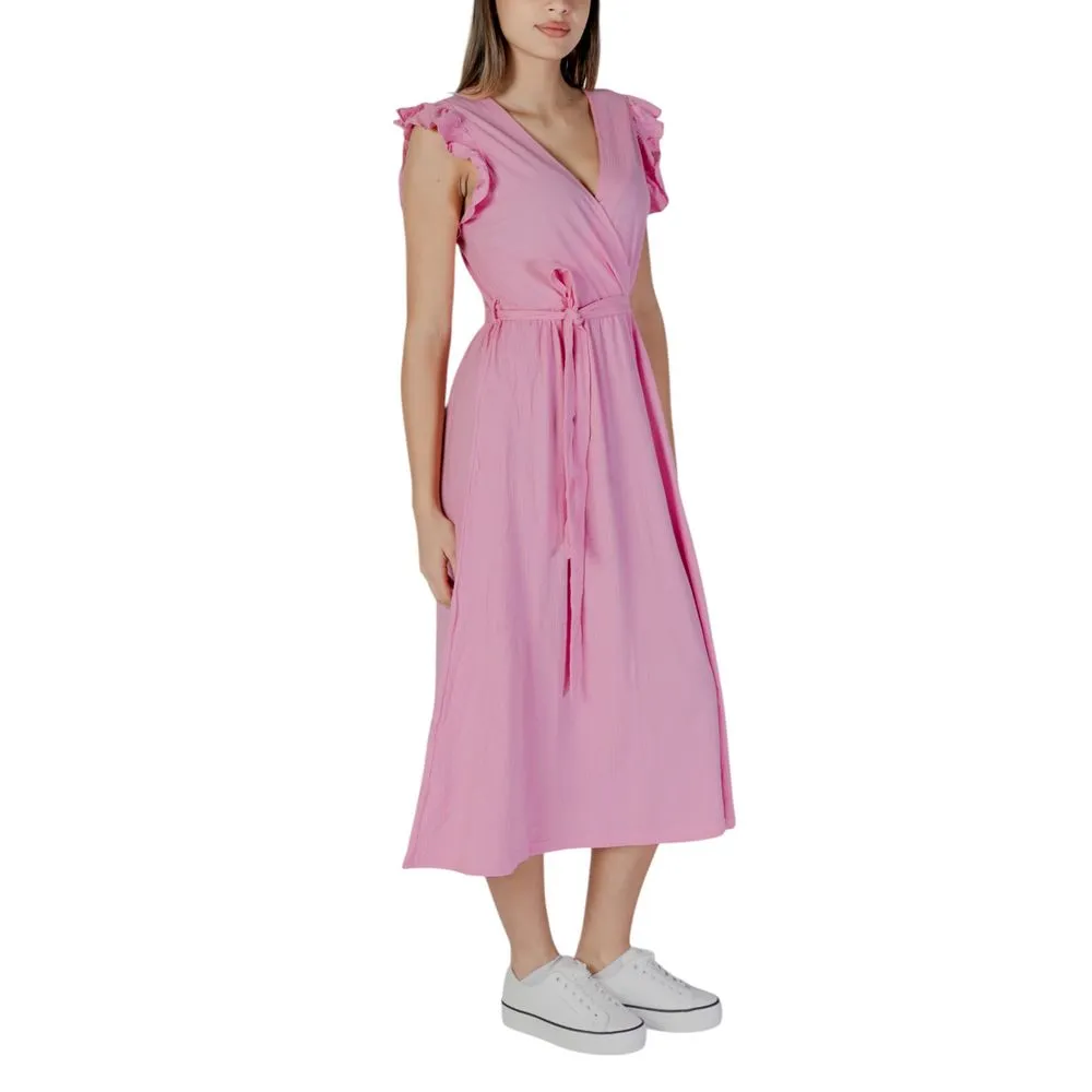 B.Young Women's Multicolor Cotton Dress