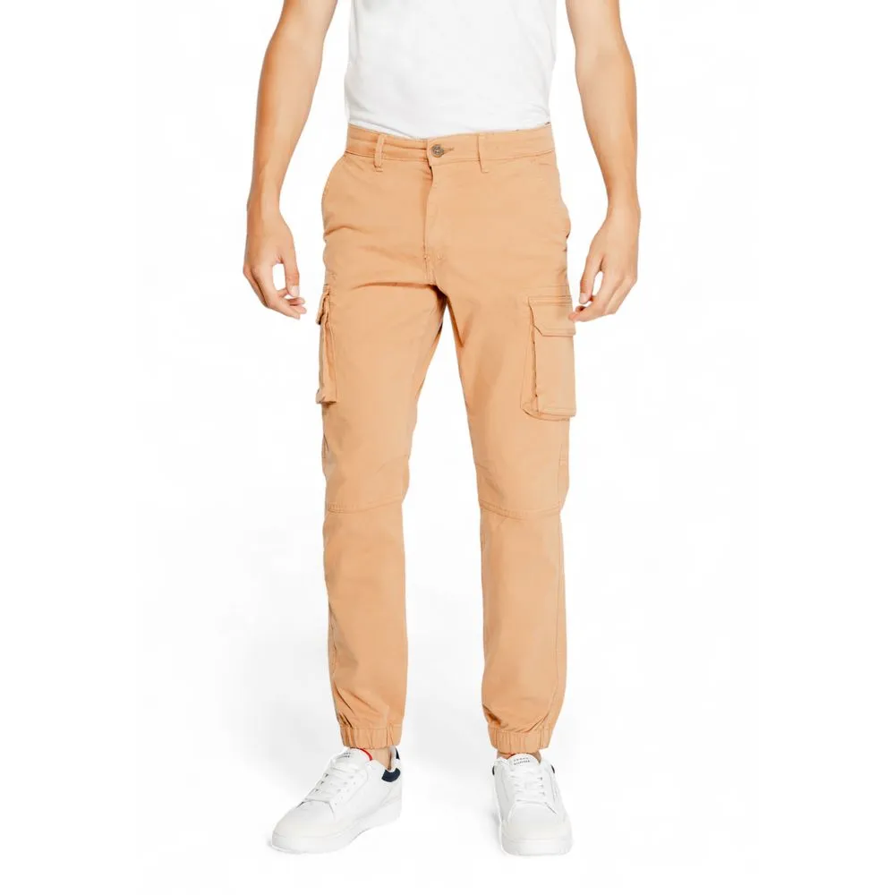 Gas Men's Red Cotton Jeans & Pant
