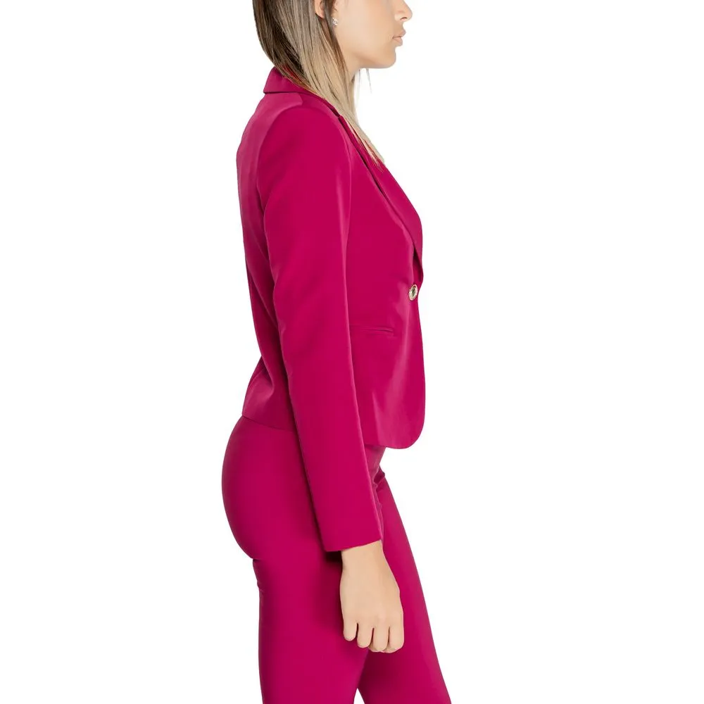 Rinascimento Women's Bordeaux Polyester Suits & Blazer