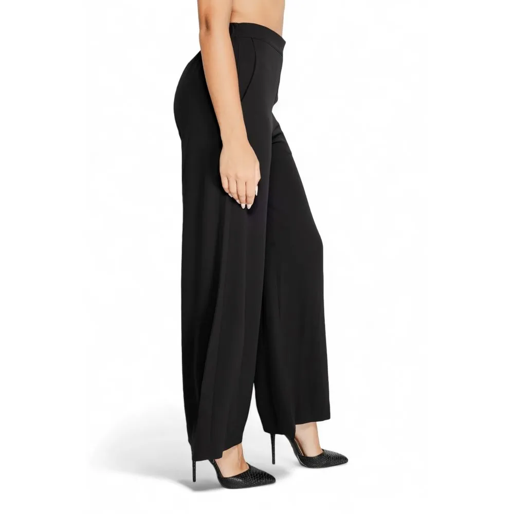 Rinascimento Women's Black Polyester Jeans & Pant