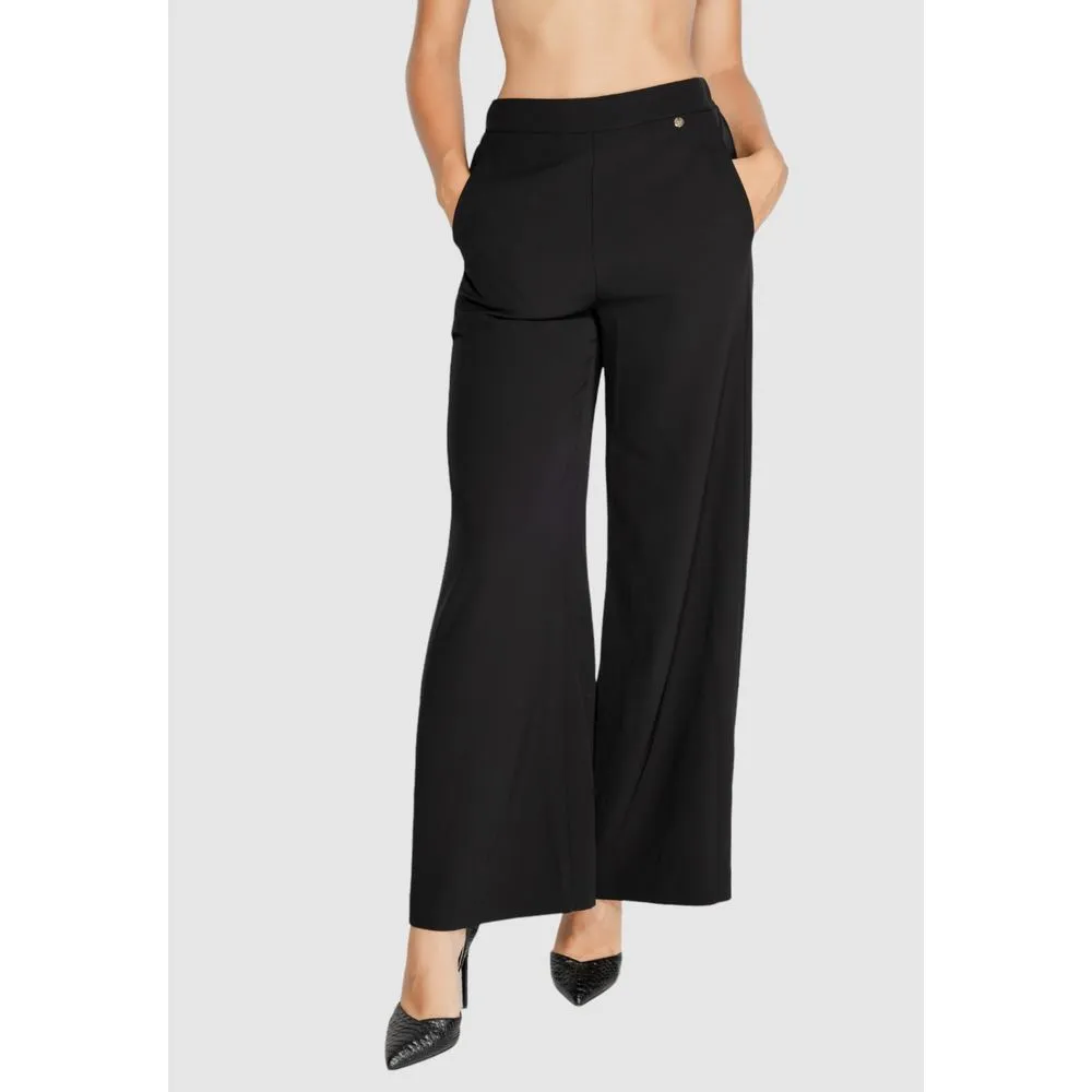 Rinascimento Women's Black Polyester Jeans & Pant