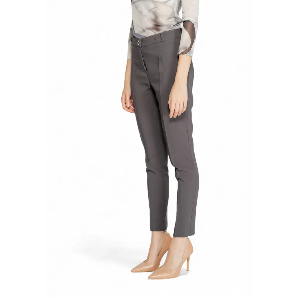 Rinascimento Women's Gray Polyester Jeans & Pant